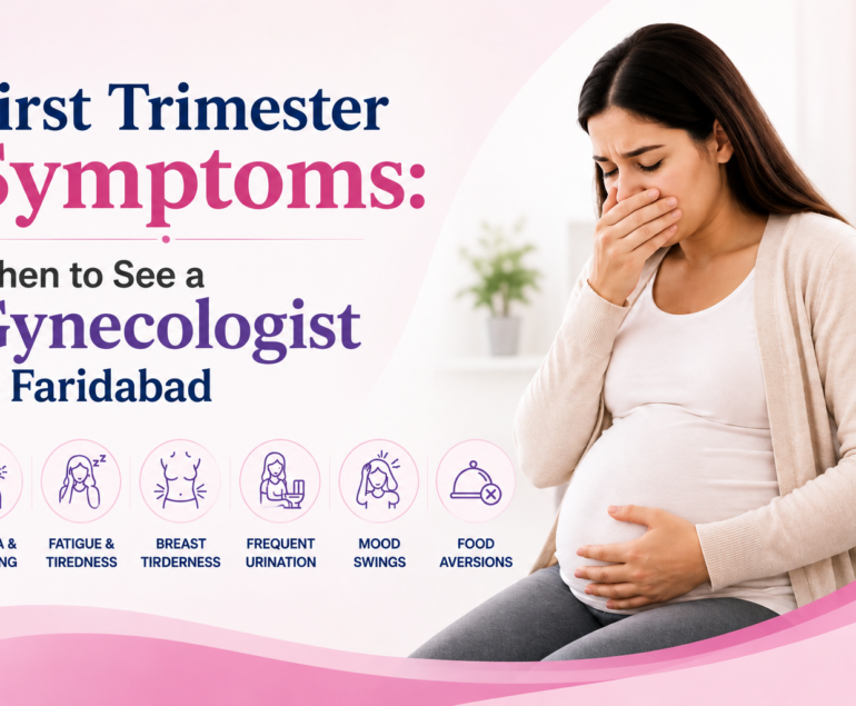 First Trimester Symptoms When to See a Gynecologist in Faridabad
