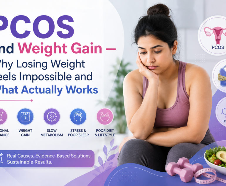 PCOS and Weight Gain — Why Losing Weight Feels Impossible and What Actually Works